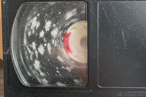 A mouldy VHS tape